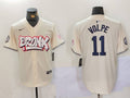 Men's New York Yankees Anthony Volpe #11 Cream Limited Player Jersey