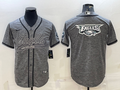 Men's Philadelphia Eagles Gray Player Jersey1