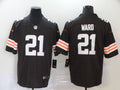 Men's Cleveland Browns Denzel Ward #21 Brown Game Jersey1