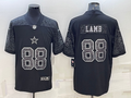 Men's Dallas Cowboys CeeDee Lamb #88 Black RFLCTV Limited Jersey1