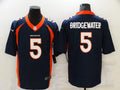 Men's Denver Broncos Teddy Bridgewater #5 Navy Game Jersey1