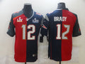 Men's Tampa Bay Buccaneers Tom Brady #12 Red/Blue Game Jersey1