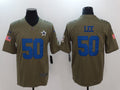 Men's Dallas Cowboys Sean Lee #50 Brown Game Jersey1