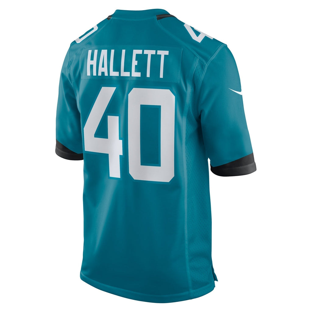 Erick Hallett Jacksonville Jaguars Nike  Game Jersey -  Teal