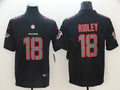 Men's Atlanta Falcons Calvin Ridley #18 Black Game Player Jersey1