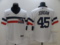Men's Chicago White Sox Michael Jordan #45 White Authentic Game Jersey1