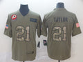 Men's Washington Commanders Sean Taylor #21 Brown Game Player Jersey1