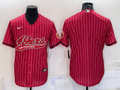 Men's San Francisco 49ers Red Blank Game Jersey1