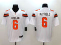 Men's Cleveland Browns Baker Mayfield #6 White Game Player Jersey1