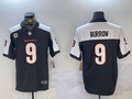 Men's Cincinnati Bengals Joe Burrow #9 Black Player Jersey1