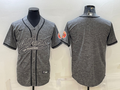 Men's San Francisco 49ers Gray Blank Jersey1