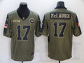 Men's Washington Commanders Terry Mclaurin #17 Brown Game Jersey1