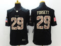 Men's Baltimore Ravens Justin Forsett #29 Black Game Player Jersey1