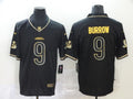Men's Cincinnati Bengals #9 Joe Burrow Black Team Game Jersey1