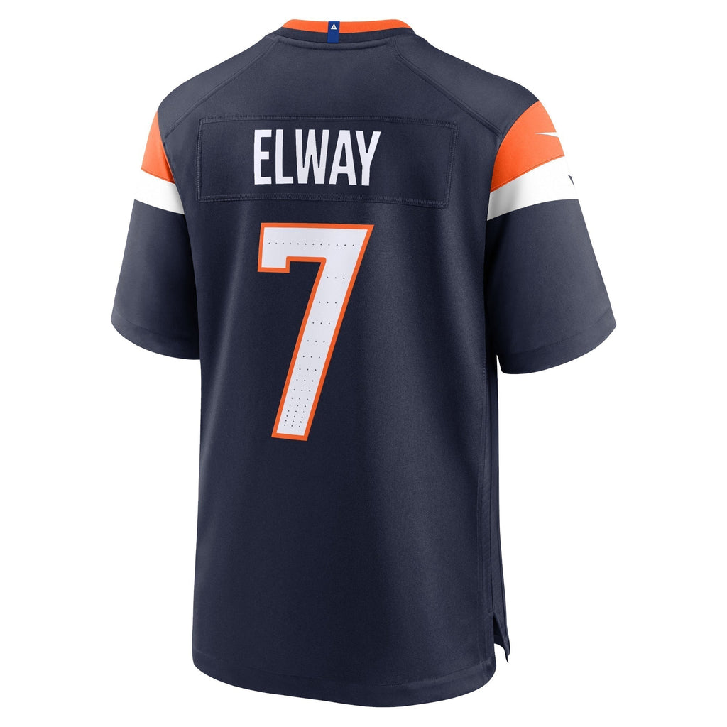 John Elway Denver Broncos Nike Mile High Collection Alternate Retired   Game Jersey - Navy