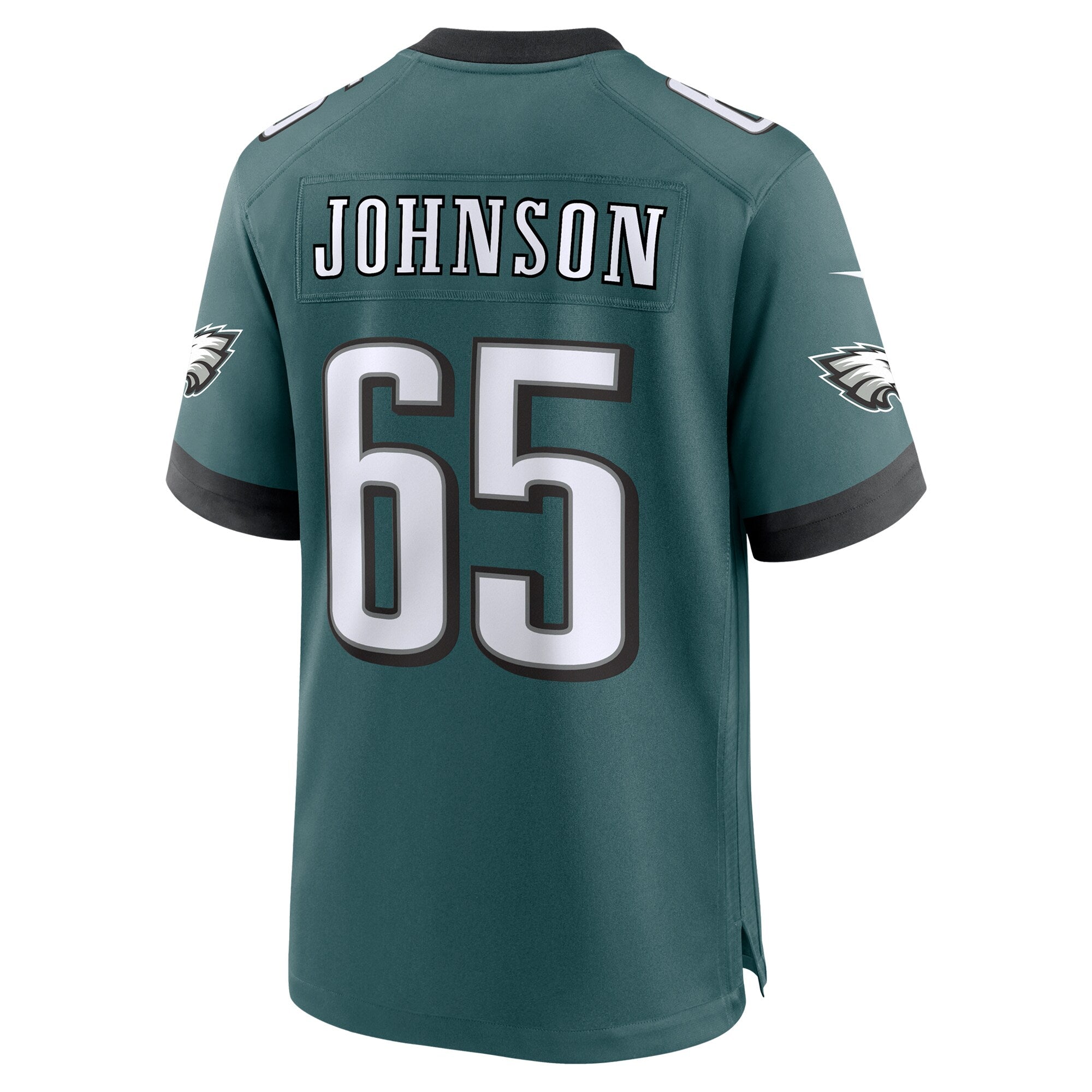 Lane Johnson Philadelphia Eagles Nike Team Game Jersey - Midnight Green