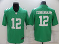 Men's Philadelphia Eagles Randall Cunningham #12 Green Game Jersey1