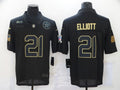 Men's Dallas Cowboys #21 Ezekiel Elliott Black Player Jersey1