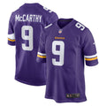 J.J. McCarthy Minnesota Vikings Nike 2024 NFL Draft First Round Pick   Game Jersey - Purple