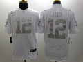 Men's Indianapolis Colts Andrew Luck #12 White Player Game Jersey1