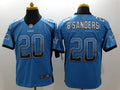 Men's Detroit Lions Barry Sanders #20 Blue Game Jersey1