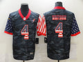 Men's Houston Texans Deshaun Watson #4 Gray Camouflage Game Player Jersey1