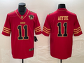 Men's San Francisco 49ers Brandon Aiyuk #11 Scarlet Player Jersey1