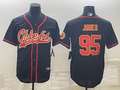 Men's Kansas City Chiefs Chris Jones #95 Black Game Jersey1 Joint Edition
