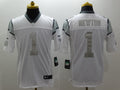 Men's Carolina Panthers Cam Newton #1 White Player Game Jersey1