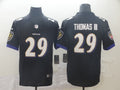 Men's Baltimore Ravens Earl Thomas III #29 Black Game Jersey1