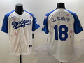 Men's Los Angeles Dodgers Yoshinobu Yamamoto White Player Jersey1