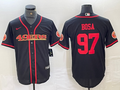 Men's San Francisco 49ers Nick Bosa #97 Black Joint Edition Player Jersey1