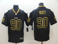 Men's Pittsburgh Steelers T.J. Watt #90 Black Alternate Game Jersey1