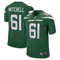 Max Mitchell New York Jets Nike Game   Jersey - Gotham Green