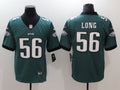 Men's Philadelphia Eagles Chris Long #56 Midnight Green Game Jersey1