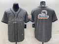 Men's Miami Dolphins Gray Game Jersey1