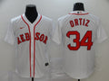 Men's Boston Red Sox David Ortiz #34 White Replica Baseball Jersey1
