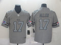 Men's Buffalo Bills Josh Allen #17 Gray Game Jersey1