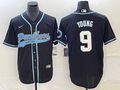 Men's Carolina Panthers Bryce Young #9 Black Game Jersey1 Joint Edition