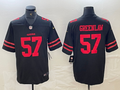 Men's San Francisco 49ers Dre Greenlaw #57 Black Game Player Jersey1