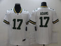 Men's Green Bay Packers Davante Adams #17 White Team Game Jersey1
