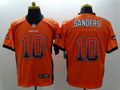 Men's Denver Broncos Emmanuel Sanders #10 Orange Game Jersey1