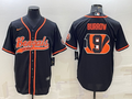 Men's Cincinnati Bengals Joe Burrow #9 Black Fashion Player Jersey1