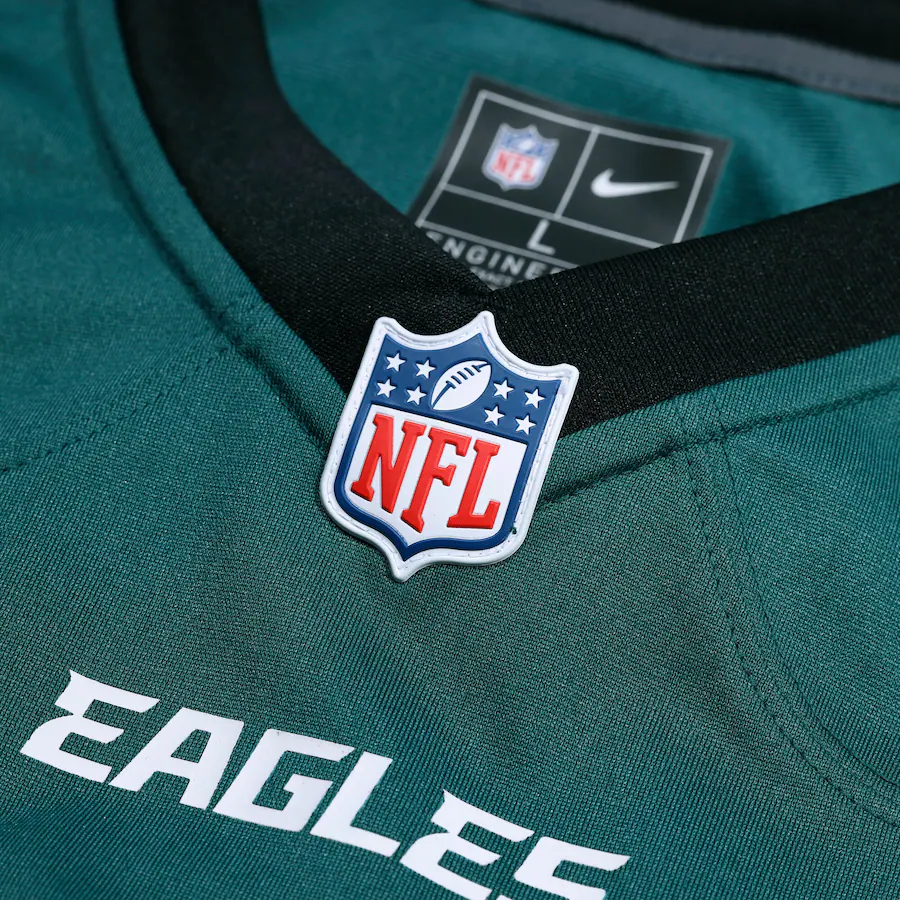 Men's Philadelphia Eagles DeVonta Smith Nike Midnight Green Super Bowl LIX Game Player Jersey