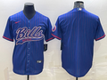 Men's Buffalo Bills Royal Game Blank Jersey1