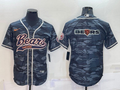 Men's Chicago Bears Grey Camouflage Game Jersey1