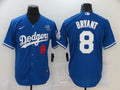 Men's Los Angeles Dodgers Kobe Bryant #8 Blue Replica Baseball Jersey1