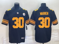 Men's Pittsburgh Steelers Jaylen Warren #30 Black Vapor F.U.S.E. Limited Jersey1