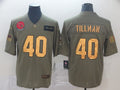 Men's Arizona Cardinals Pat Tillman #40 Brown Authentic Game Jersey1