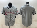 Men's Arizona Cardinals Gray Blank Jersey1